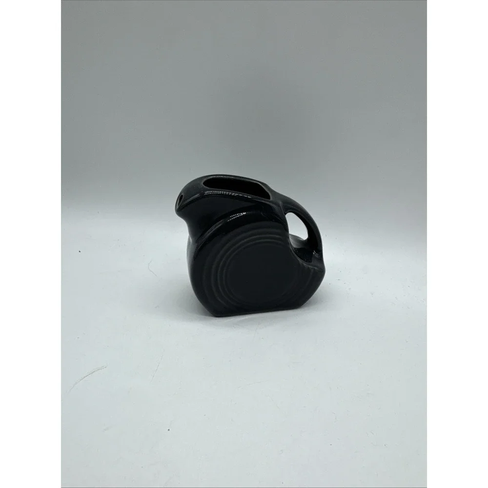 Fiesta Slate Mini Disc Pitcher Ceramic Fiestaware Dark Grey 5oz